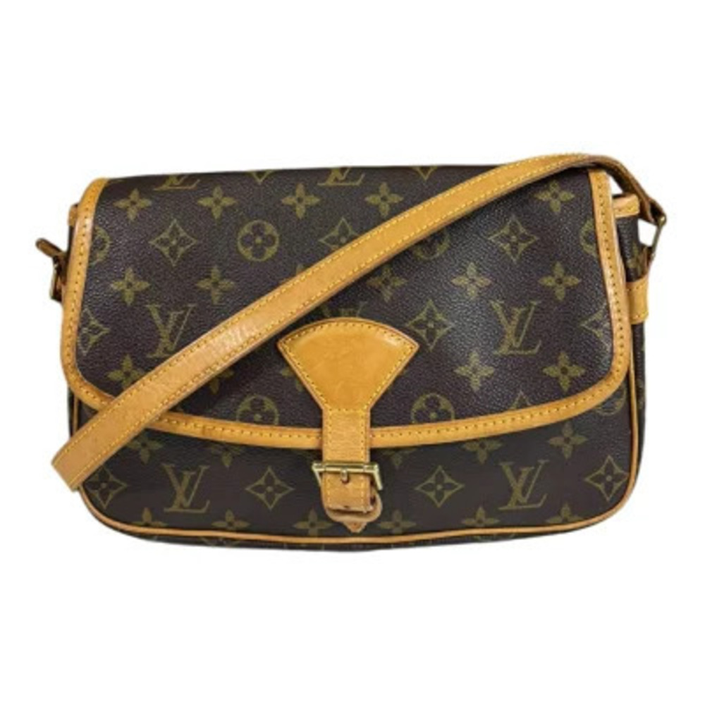Louis Vuitton Sologne Monogram Shoulder Bag Canvas Brown